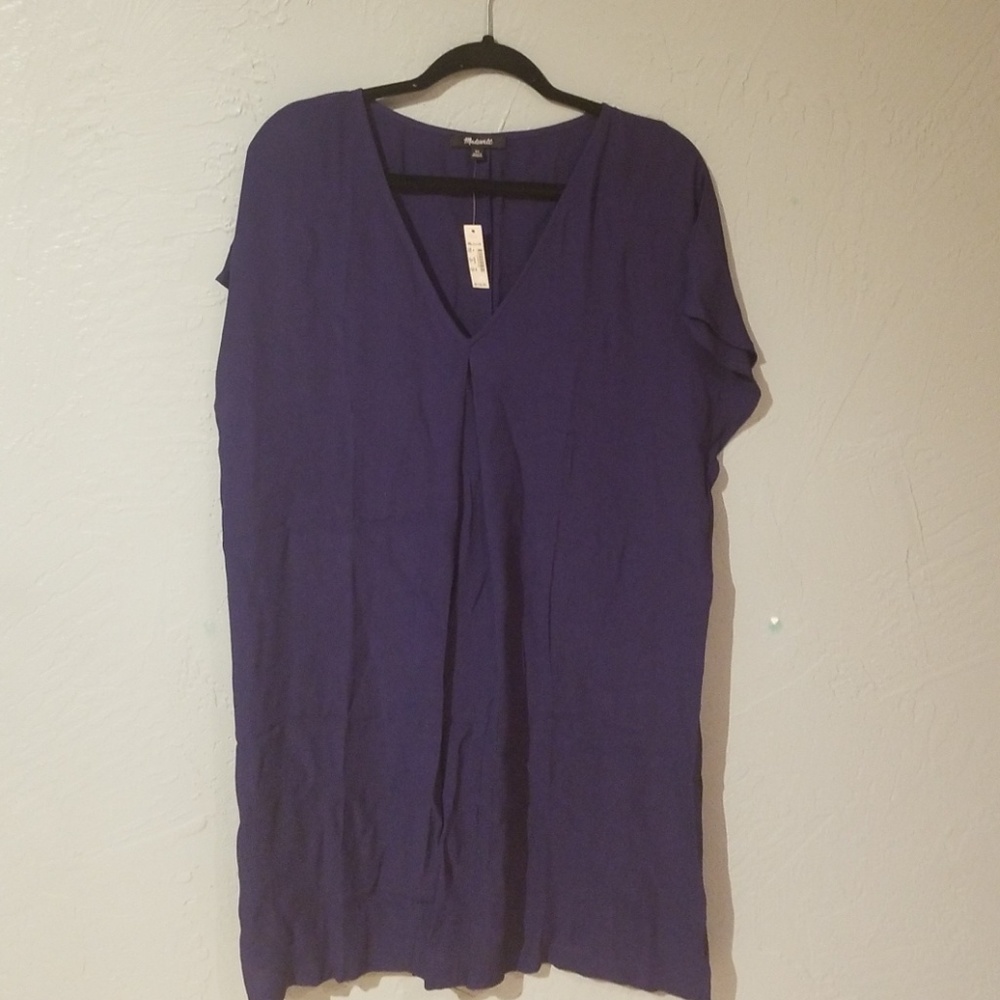 Madewell navy blue dress